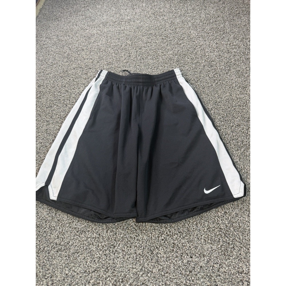 Vintage Y2K Nike Basketball Shorts Men's Size Medium Black Baggy